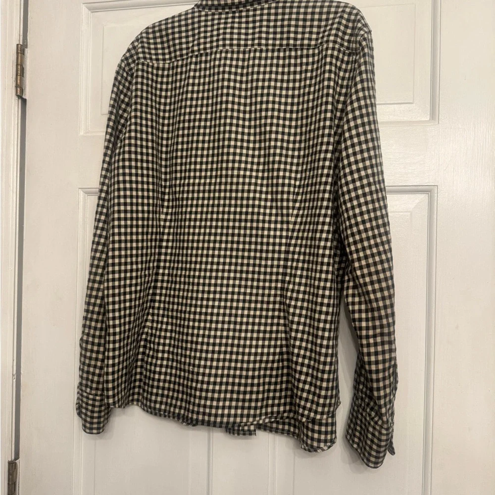 Ralph Lauren Black and White Checkered Blouse - Picture 2 of 5